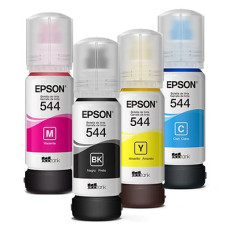 Original - Kit Refil Epson T544 65ml cada Preto Ciano Magenta Amarelo