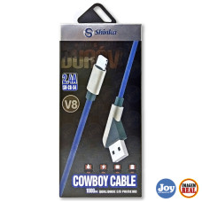 Cabo de dados USB SH CB S4 V8 Vermelho Shinka