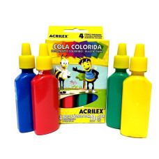 Cola Colorida com 4 Cores 23g 2604 Acrilex