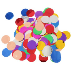Confete Redondo 1cm Metalizado Colorido Para Balão 10g 4885 Make+