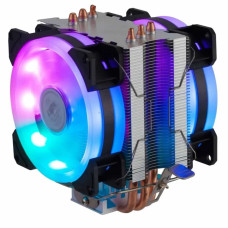 Cooler para Processador Intel Amd Duplo Fans Led RGB DX-9107D Dex