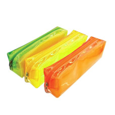 Estojo Escolar PVC Transparente Sortido 422.53.99 VMP