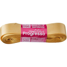 Fita de Cetim Nº 5 22mm Ouro 10 metros Progresso Fita de Cetim Nº 5 22mm Ouro 10 metros Progresso