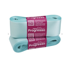 Fita de Cetim Nº 7 30mm Azul Tiffany 10 metros Progresso