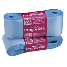 Fita de Cetim Nº 9 38mm Azul Celeste 10 metros Progresso