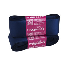 Fita de Cetim Nº 9 38mm Azul Marinho 10 metros Progresso