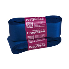 Fita de Cetim Nº 9 38mm Azul Pavão 10 metros Progresso