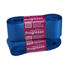 Fita de Cetim Nº 9 38mm Azul Royal 10 metros Progresso