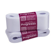 Fita de Cetim Nº 9 38mm Branco 10 metros Progresso