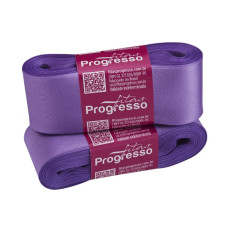 Fita de Cetim Nº 9 38mm Lilás Lavanda 10 metros Progresso