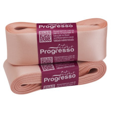 Fita de Cetim N° 7 30mm Salmon 10 metros Progresso