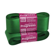 Fita de Cetim Nº 9 38mm Verde Bandeira 10 metros Progresso