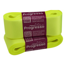 Fita de Cetim Nº 9 38mm Verde Cítrico 10 metros Progresso