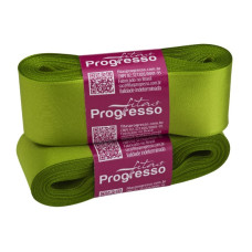 Fita de Cetim Nº 9 38mm Verde Folha 10 metros Progresso