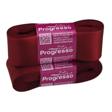 Fita de Cetim Nº 9 38mm Vinho 10 metros Progresso