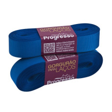 Fita Gorgurão Nº 5 22mm Azul Royal 10 metros Progresso