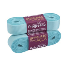 Fita Gorgurão Nº 5 22mm Azul Tiffany 10 metros Progresso