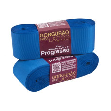 Fita Gorgurão Nº 9 38mm Azul Royal 10 metros Progresso