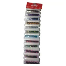 Glitter Kit Estrelinha Sortido com 12 Tubos de 3G Cores 253.3.99 VMP