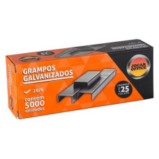 Grampo Galvanizado 26/6 5.000un 93010 Jocar Office