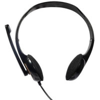 Headset com Microfone VHS108 Preto e Laranja Type C OEX