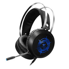 Headset com Microfone Gamer Estereo Harrier LED RGB PH-G330BK C3 Tech