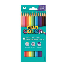 Lápis de Cor 12 Cores Ecolápis Multicolor 11.1200N  Faber Castell 