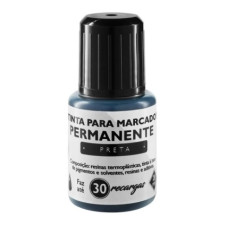 Tinta para Marcador Permanente 20ml TR7002 Preto BRW