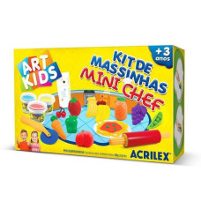 Kit de Massinhas de Modelar Mini Chef 450g Nº 1 40008 Acrilex