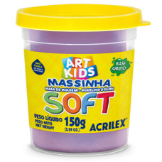 Massa de Modelar Soft 150g Violeta 516 Acrilex Massa de Modelar Soft 150g Violeta 516 Acrilex
