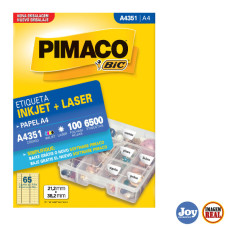 Etiqueta Adesiva Pimaco A4351 100 Folhas