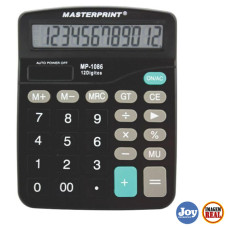 Calculadora Eletrônica 12 Digitos Masterprint MP 1086