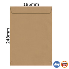 Envelope Kraft Natural 185x248 80g 18.1024-2 SKN24 Foroni 20 UNI