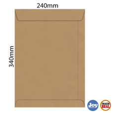 Envelope Kraft Natural 240x340 80g 18.1034-0 SKN34 5 unidades Foroni