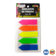 Marcador de páginas 44x12mm Seta Colorida 25fls BRW