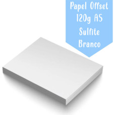 Papel Offset A5 120G Branco 250 Folhas Ultra Megaton