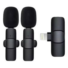 Microfone De Lapela Sem Fio Wireless Para Iphone K11-Ip Microfone De Lapela Sem Fio Wireless Para Iphone K11-Ip