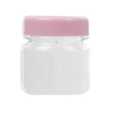 Pote Plástico 40ml Rosa Bebê 10 unidades