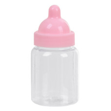 Mini Mamadeira 50ml Rosa Para Lembrancinha