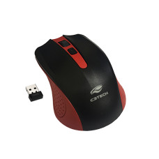 Mouse USB Wireless 1000Dpi Vermelho M-W20RD C3 Tech