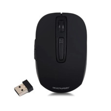 Mouse USB Wireless 800/1200/1600DPI Preto MO277 Multilaser