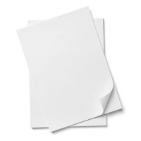Papel Offset A5 Adesivo Branco 100 Folhas