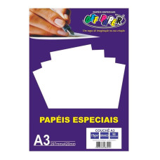Papel Couche Fosco A3 170g 50 folhas Off Paper