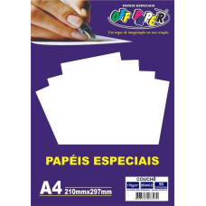 Papel Couche Branco A4 170g 50 folhas Off Paper