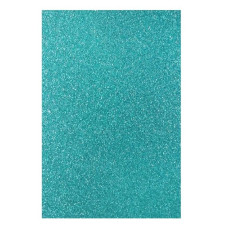 Papel Glitter Azul A4 180G 5 Folhas
