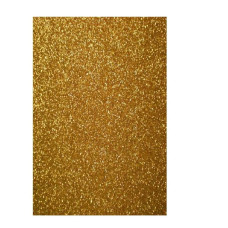Papel Glitter Ouro A4 180G 5 Folhas