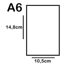 Papel Offset A6 75G Branco 250 Folhas Ultra Megaton