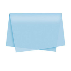 Papel de Seda 48cmx60cm com 100 Unidades Azul Claro VMP