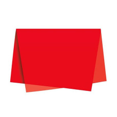 Papel de Seda 48cmx60cm com 100 Unidades Vermelho VMP