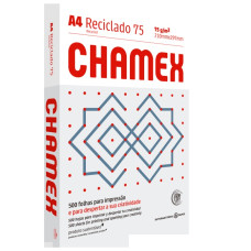 Papel A4 75g Chamex Eco Reciclado 500 Folhas